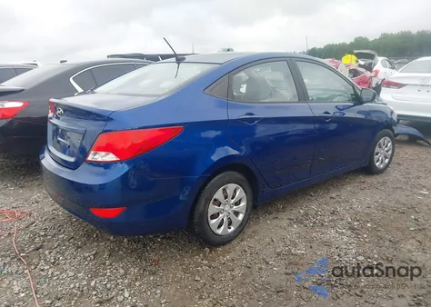 2015 Hyundai Accent Gls из США, поврежденный, VIN KMHCT4AE4FU809827